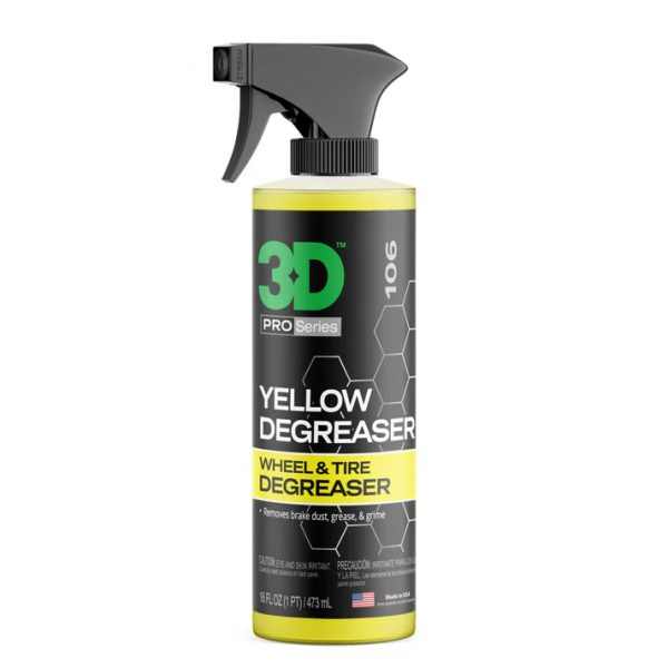 Обезмаслител за джанти и гуми 3D Yellow Degreaser